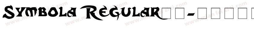 Symbola Regular字体字体转换